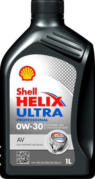 Моторное масло SHELL Helix Ultra Professional AV SAE 0W-30 (1л)