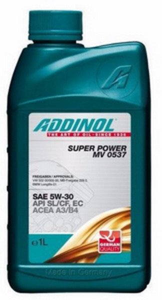 Моторное масло ADDINOL Super Power MV 0537 SAE 5W-30 (1л)