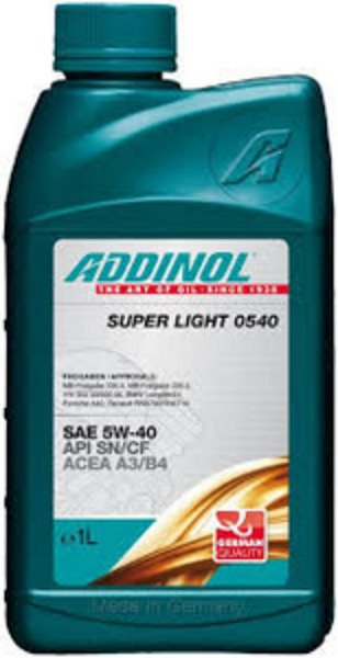 Моторное масло ADDINOL Super Light 0540 SAE 5W-40 (1л)