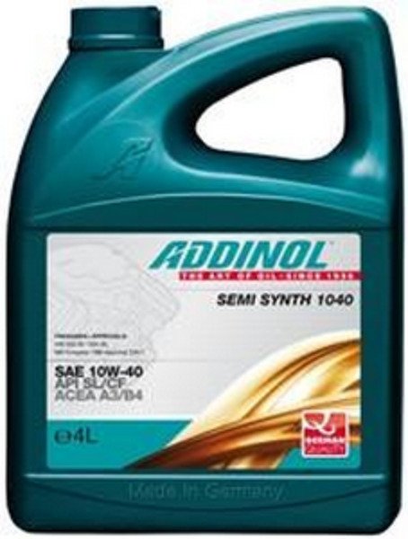 Моторное масло ADDINOL Semi Synth 1040 SAE 10W-40 (4л)