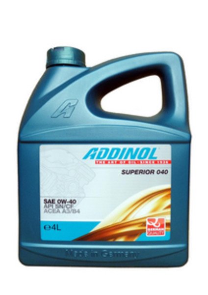 Моторное масло ADDINOL Superior 040 SAE 0W-40 (4л)
