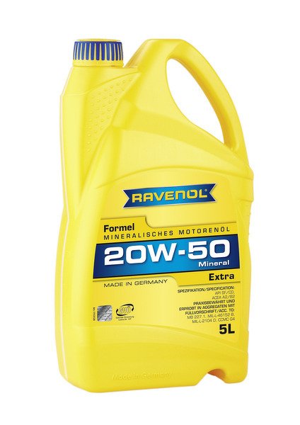 Моторное масло RAVENOL FORMEL EXTRA, 20W-50, 5л, 4014835724853