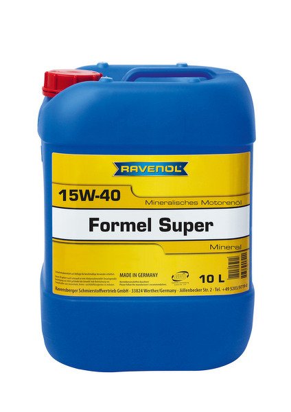 Моторное масло RAVENOL FORMEL SUPER, 15W-40, 10 л, 4014835724747
