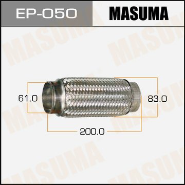 Гофра глушителя 61 x 200 Masuma EP050