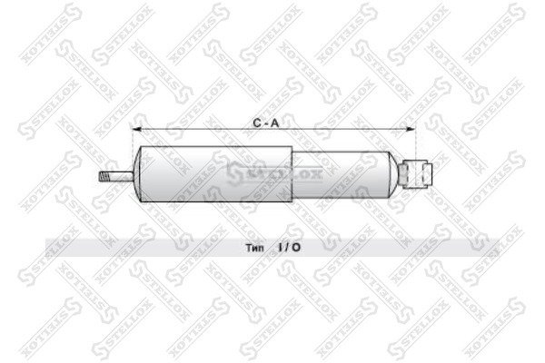 Амортизатор подвески задн. 354-565 I/O 16x85 19.2x57 FRL FLA/FLB/FLC/FLD