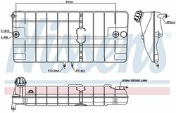 Бачок расширительный с крышкой и датчиком / MAN M 2000 95