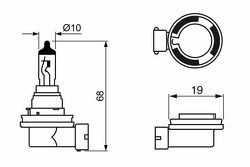 1987302089_1987302089 H16 12V 19W PURE LIGHT