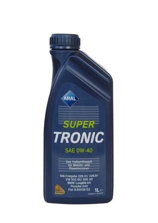 Моторное масло ARAL SuperTronic SAE 0W-40 (1л)