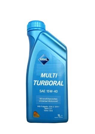 Моторное масло ARAL MultiTurboral SAE 15W-40 (1л)