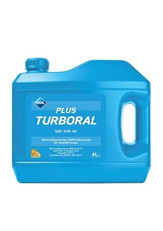 Моторное масло ARAL Plus Turboral SAE 15W-40 (4л)