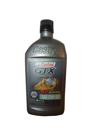 Моторное масло CASTROL GTX Syn Blend SAE 5W-30 Motor Oil (0,946л)