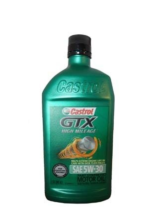 Моторное масло CASTROL GTX High Mileage SAE 5W-30 Motor Oil (0.946л)