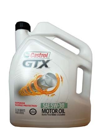 Моторное масло CASTROL GTX SAE 5W-30 Motor Oil (4,83л)
