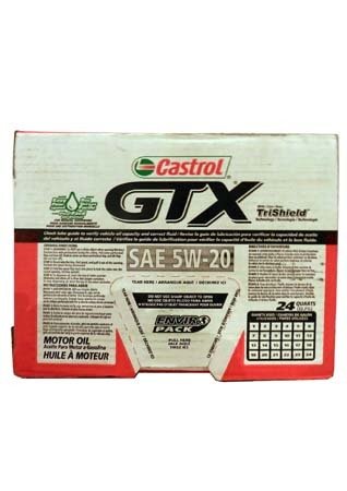 Моторное масло CASTROL GTX SAE 5W-20 Motor Oil (0,946л)