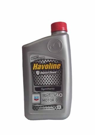 Моторное масло CHEVRON Havoline Synthetic Motor Oil SAE 5W-40 (0.946л)
