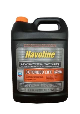 Антифриз концентрированный., оранжевый CHEVRON Havoline Dex-Cool Extended Life Antifreeze/Coolant (3