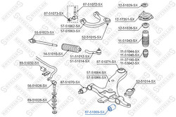 Сайлентблок рычага нижн. наруж.Hyundai Sonata EF 99-01, KIA Opirus 03>