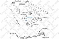 Сайлентблок зад. продол. рычага верхн. Hyundai H-1 96-01