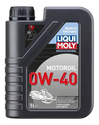 Масло моторное синтетическое для снегох. Snowmobil Motoroil 0W-40 CF/SM A3/B4 (1л)