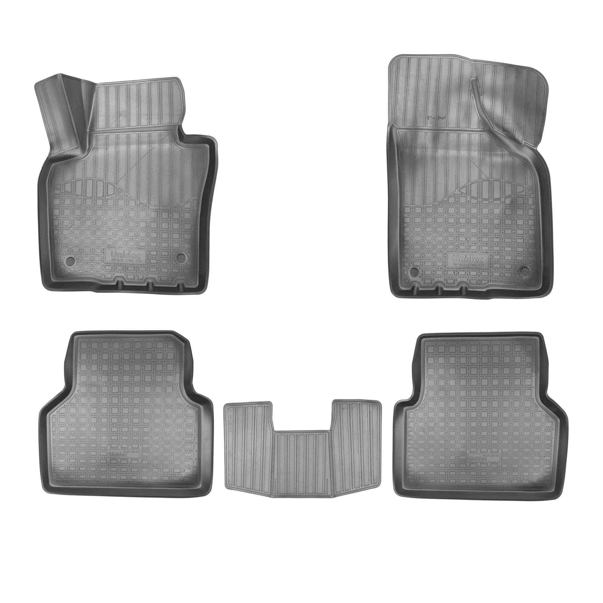 Коврики салонные для Volkswagen Tiguan 3D (2011-2016)