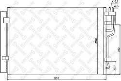 Радиатор кондиционера Hyundai Avante/Elantra/i30 1.4-2.0 06>