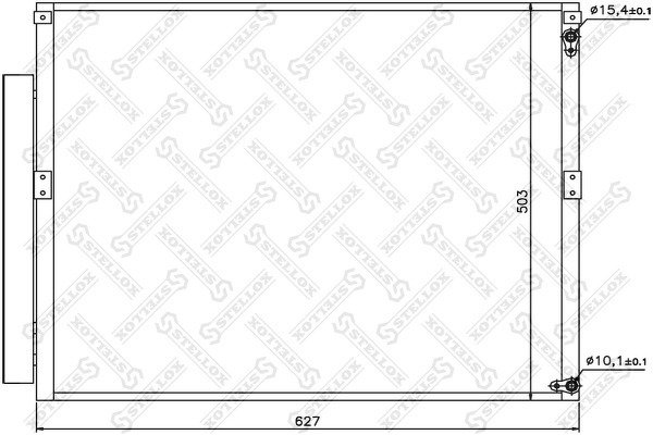 Радиатор кондиционера Toyota 4 Runner/Land Cruiser ##J120 all 03>