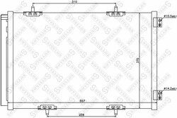 Радиатор кондиционера Citroen C2/C3, Peugeot 207/1007 1.4i/1.6HDi 04>