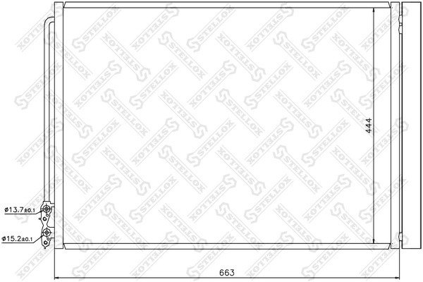 Радиатор кондиционера BMW F01/F02/F07/F10 09>