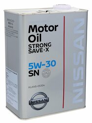 Моторное масло nissan strong save-x sn 5w30 4л