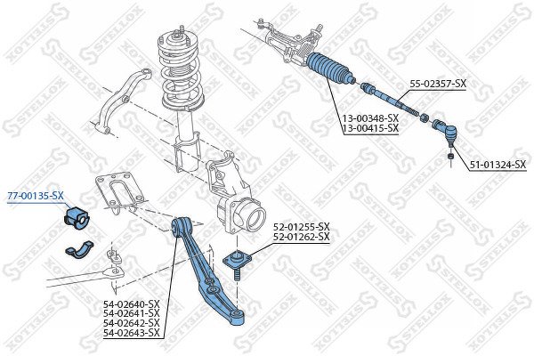 Сайлентблок растяжки рычага Fiat Ducato 2.0-2.5TDi 82-025/Citroen C25