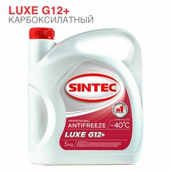 Антифриз Sintec Luxe G12+ red -40 5кг