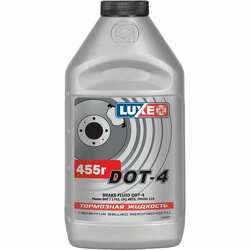 Жидкость тормозная dot-4 (455г)/24шт luxoil серебр.