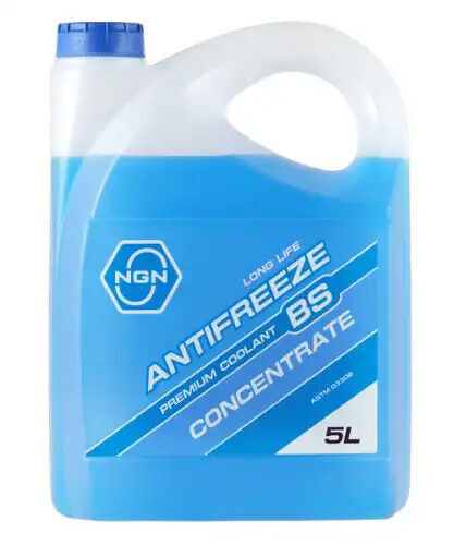 Жидкость охлаждающая NGN BS ANTIFREEZE 5L, 5л