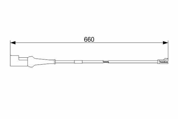 ДАТЧИК ИЗНОСА ТОРМОЗНЫХ КОЛОДОК NK 280233