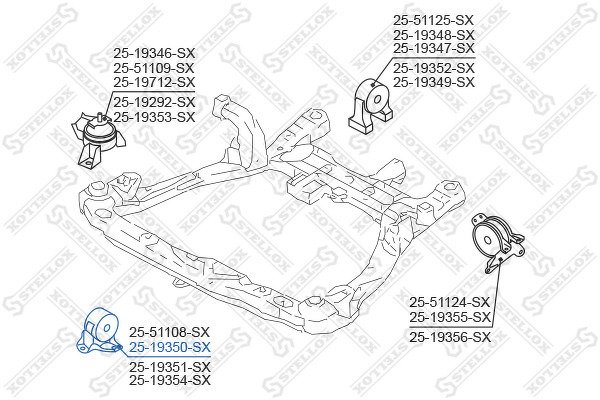 Подушка ДВС передняя Hyundai Sonata 2.4 AT 04>