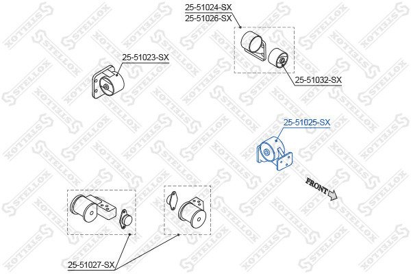 Подушка ДВС пер.Hyundai Accent 1.3 99>