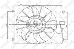 Вентилятор охлаждения Honda CR-V 2.0 02-06