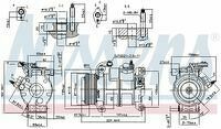 890169 КОМПРЕССОР КОНДИЦИОНЕРА CHRYSLER VOYAGER 08-