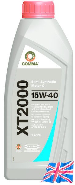 Моторное масло COMMA 15W40 XT2000, 1л, XT21L