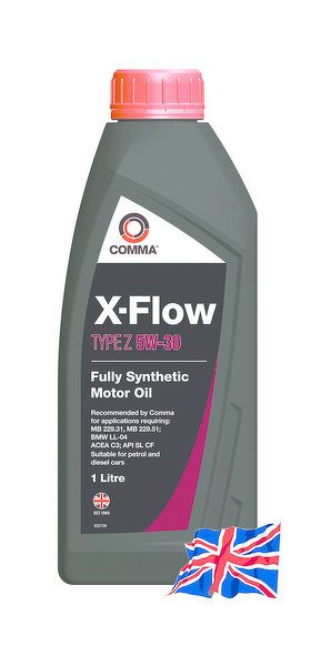 Моторное масло COMMA 5W30 X-FLOW TYPE Z, 1л, XFZ1L