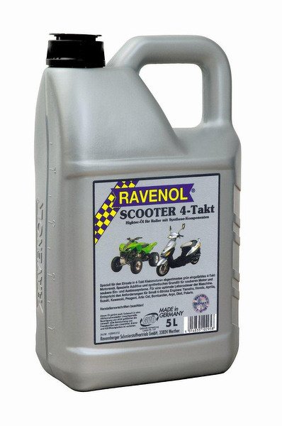 Моторное масло RAVENOL Scooter 4-Takt, 5 л, 4014835102958