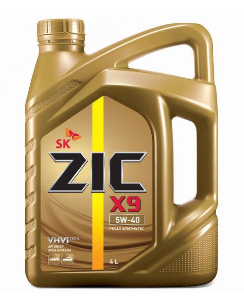 Моторное масло ZIC X9, 5W-40, 4л, 162613