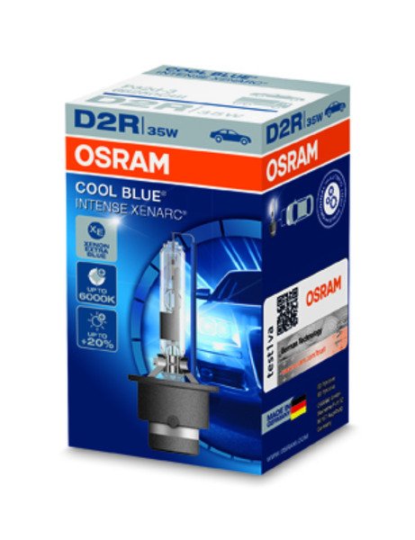 66250CBI_лампа XENARC COOL BLUE INTENSE! 1шт. (D2R) 85V 35W P32d-3 цвет. темп. 6000К