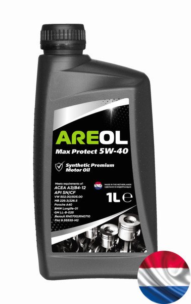 Масло моторное синтетическое AREOL Max Protect 5W-40 1 L