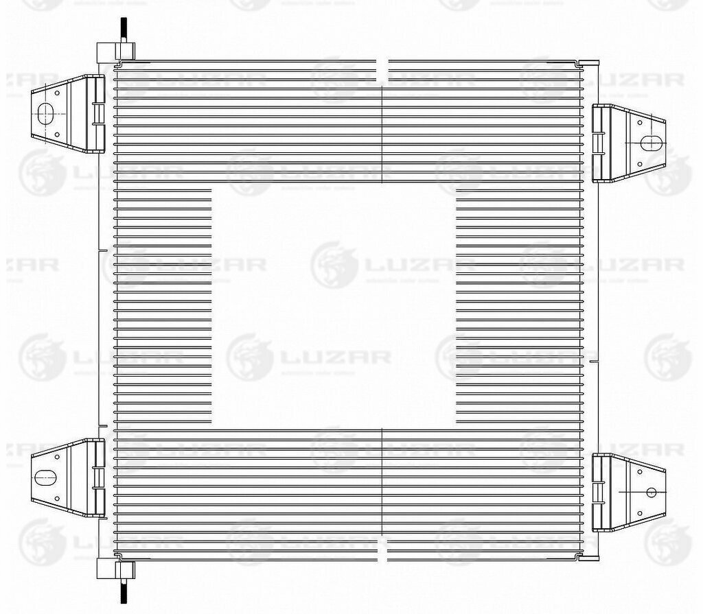 Радиатор кондиц. для а/м DAF XF (02-)/XF 105 (05-)