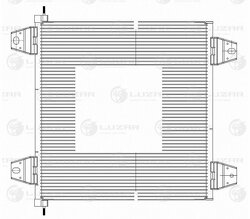 Радиатор кондиц. для а/м DAF XF (02-)/XF 105 (05-)