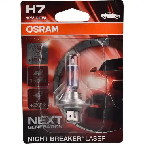 64210NL-01B_лампа NIGHT BREAKER LASER! 1шт. (H7) 12V 55W PX26d +150% света