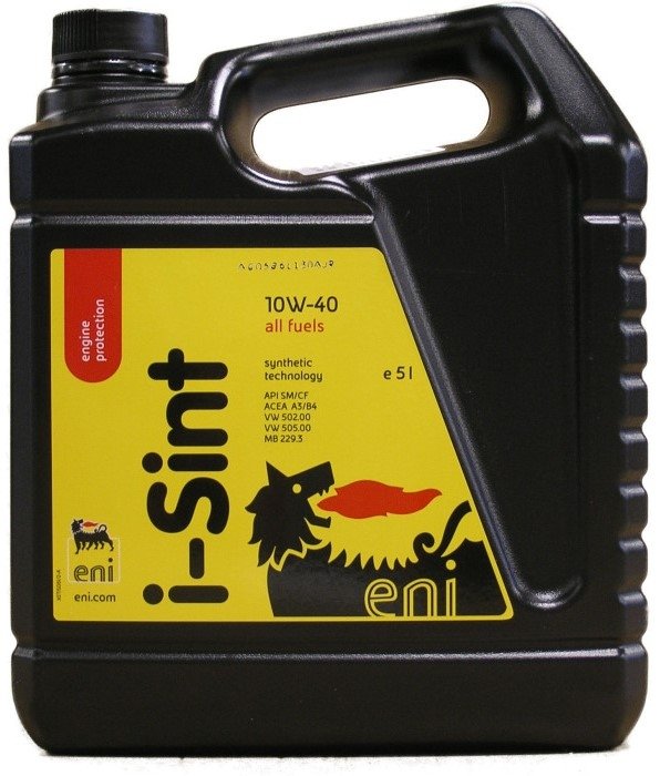 Моторное масло ENI I-Sint, 10W-40, 5л, 8423178020748