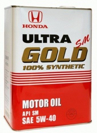 Моторное масло HONDA ULTRA GOLD SM, 5W-40, 4л, 08214-99904
