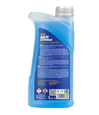 Антифриз Antifreeze AG11 -40 blue прозрачная кан.1л(1.08кг)